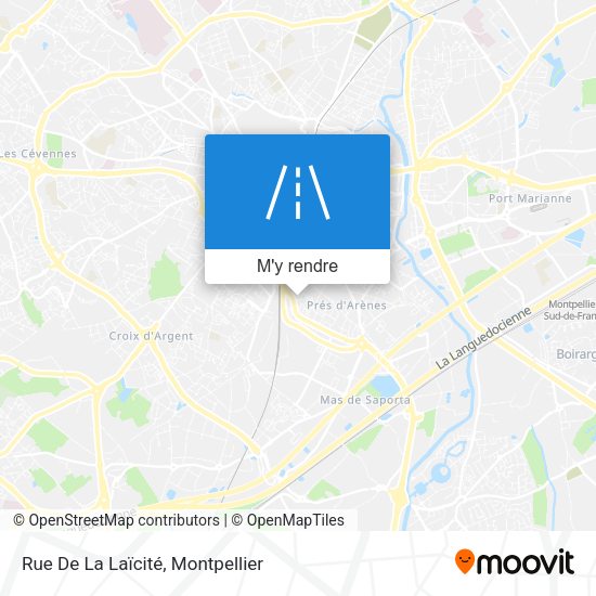 Rue De La Laïcité plan