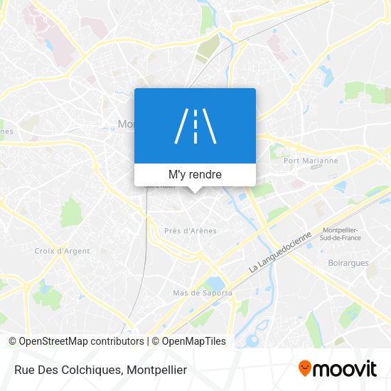 Rue Des Colchiques plan