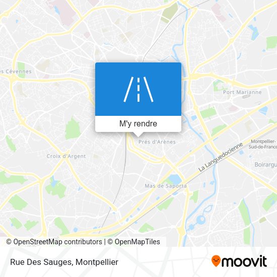 Rue Des Sauges plan