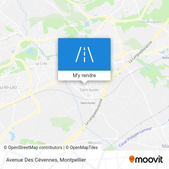 Avenue Des Cévennes plan