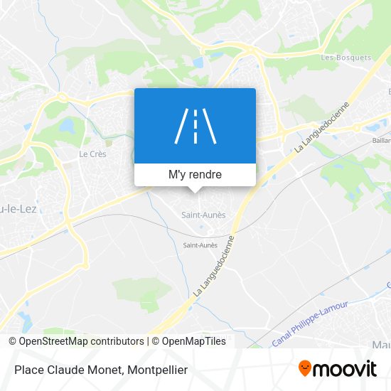 Place Claude Monet plan