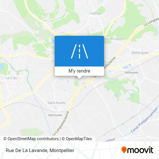 Rue De La Lavande plan