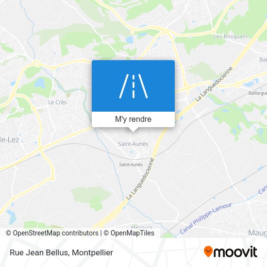 Rue Jean Bellus plan