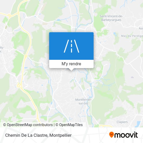 Chemin De La Clastre plan