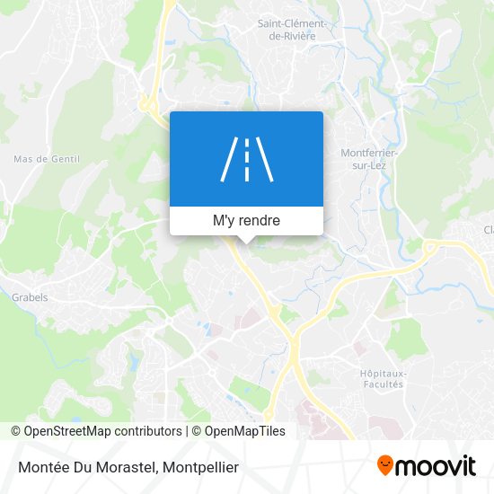 Montée Du Morastel plan