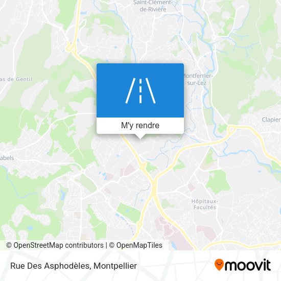 Rue Des Asphodèles plan