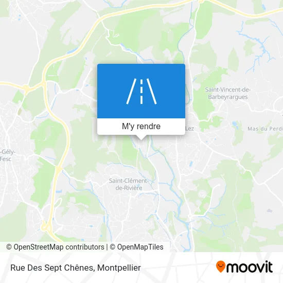 Rue Des Sept Chênes plan