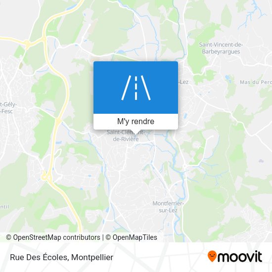 Rue Des Écoles plan