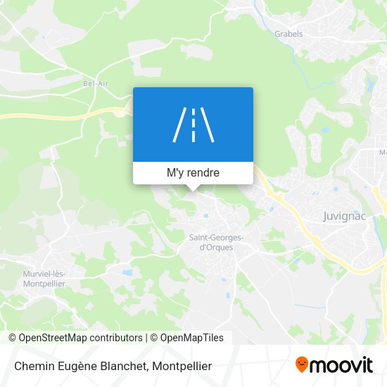 Chemin Eugène Blanchet plan