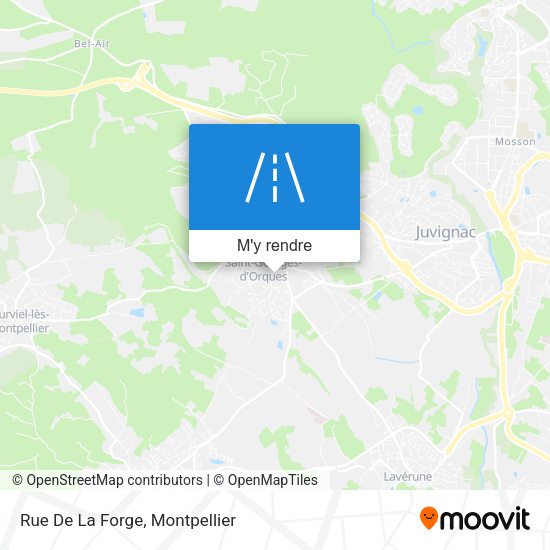 Rue De La Forge plan