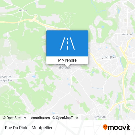 Rue Du Piolet plan