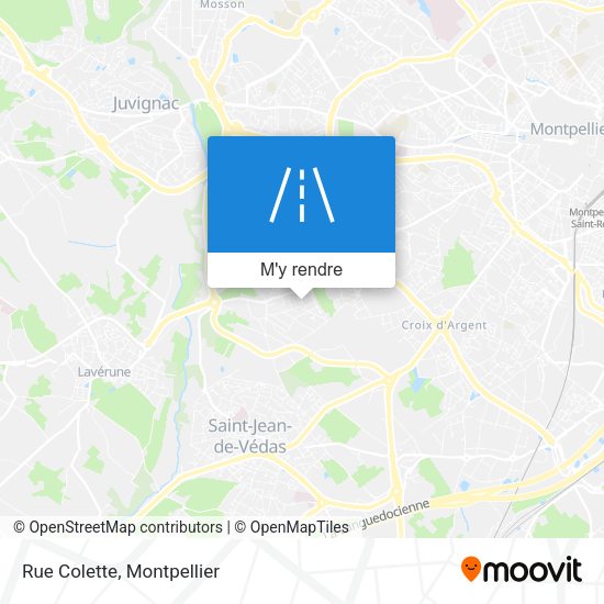 Rue Colette plan