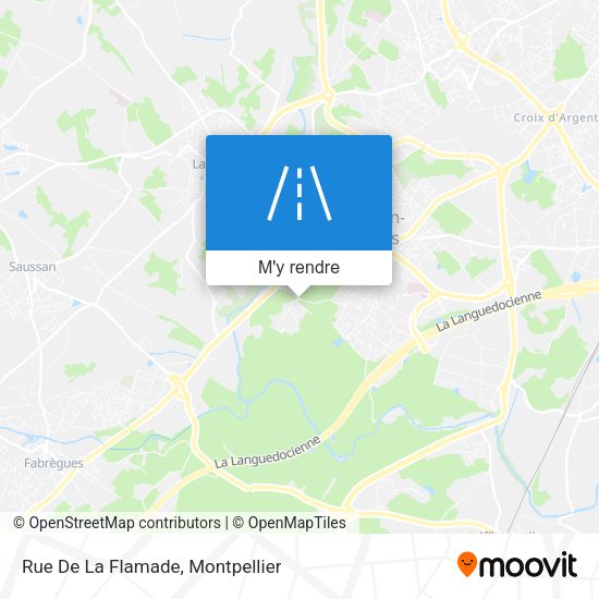 Rue De La Flamade plan