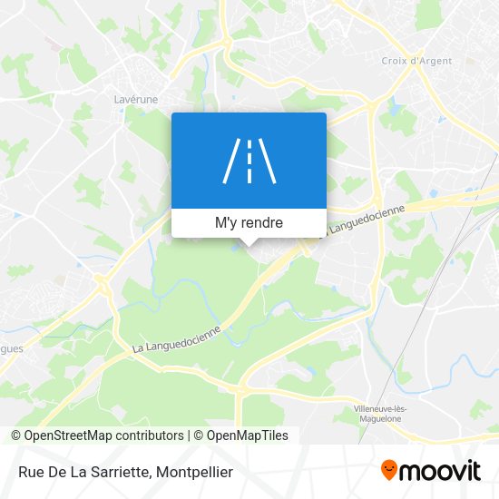 Rue De La Sarriette plan