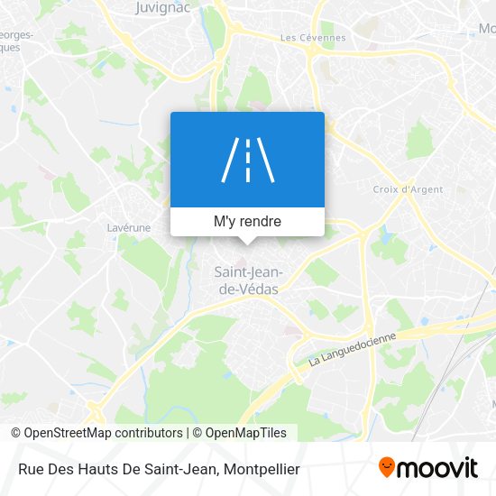Rue Des Hauts De Saint-Jean plan