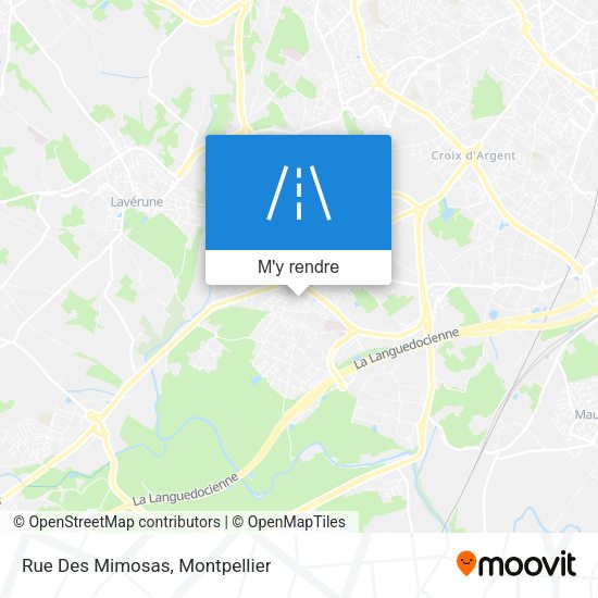 Rue Des Mimosas plan