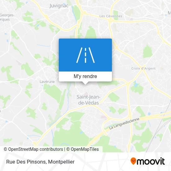 Rue Des Pinsons plan