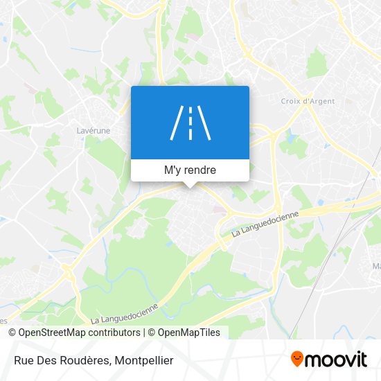Rue Des Roudères plan