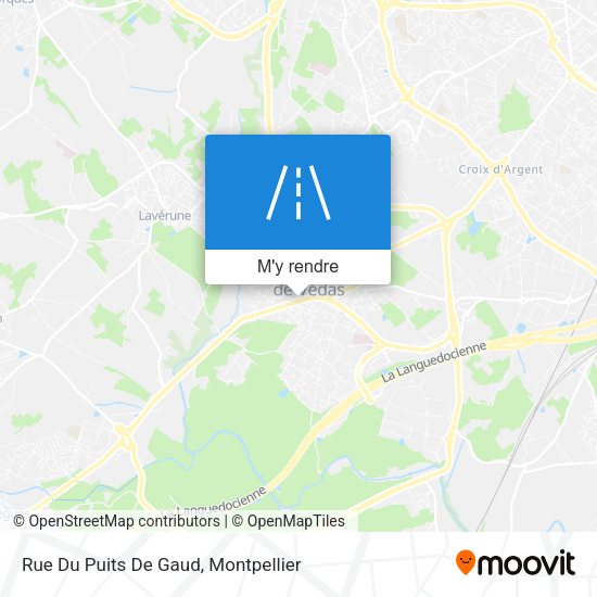 Rue Du Puits De Gaud plan