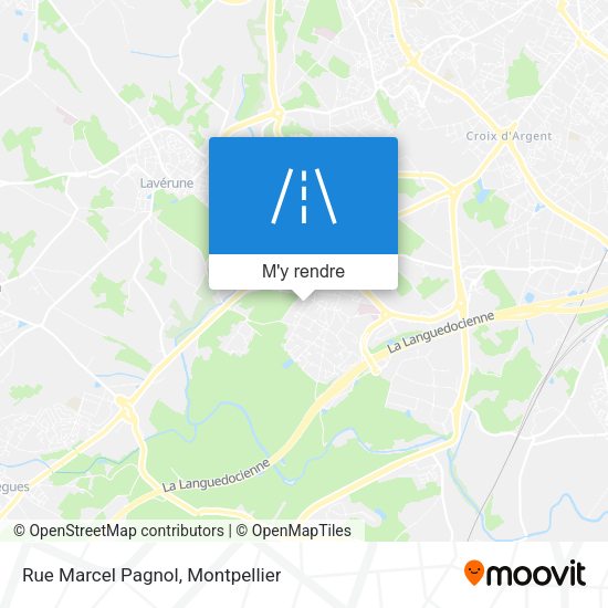 Rue Marcel Pagnol plan