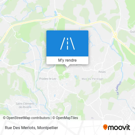 Rue Des Merlots plan