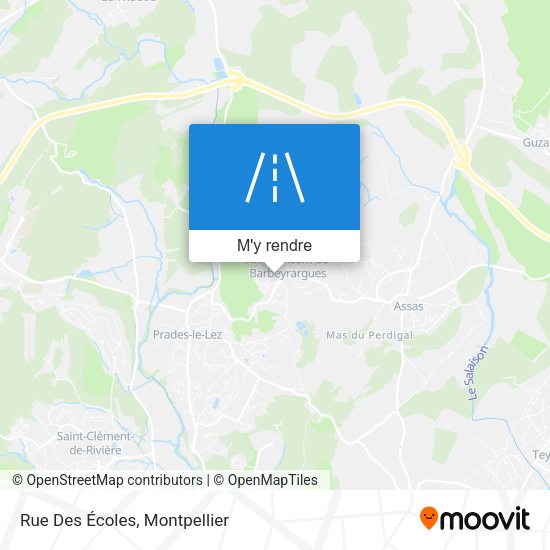 Rue Des Écoles plan