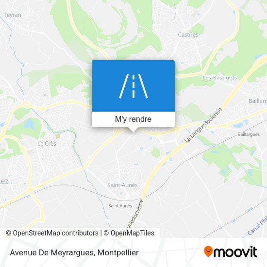 Avenue De Meyrargues plan