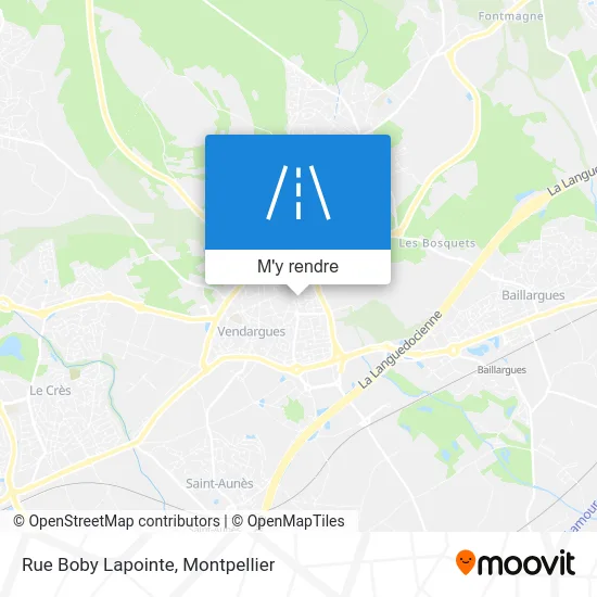 Rue Boby Lapointe plan