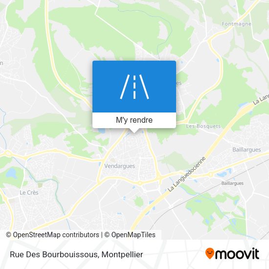 Rue Des Bourbouissous plan