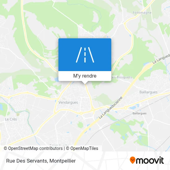 Rue Des Servants plan