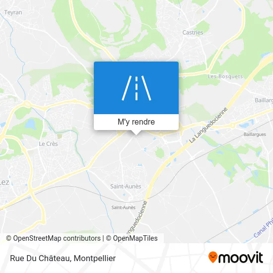 Rue Du Château plan