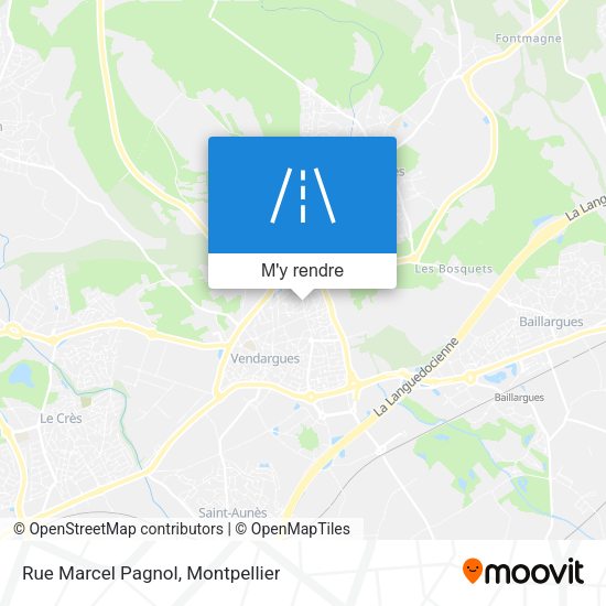 Rue Marcel Pagnol plan