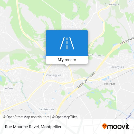 Rue Maurice Ravel plan