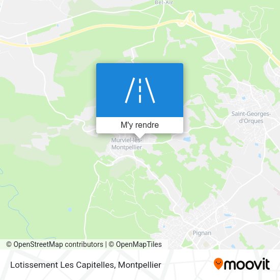 Lotissement Les Capitelles plan