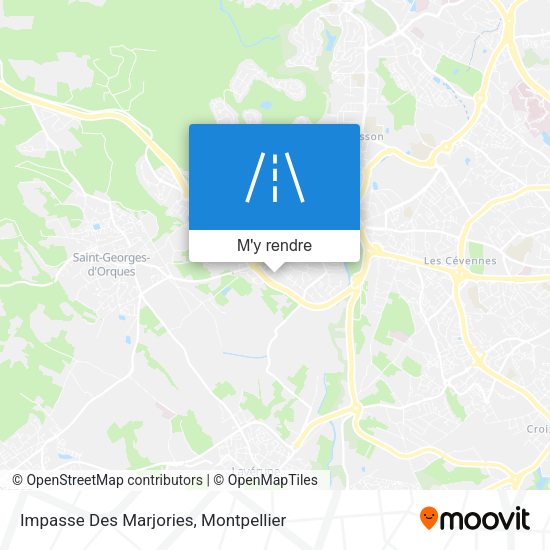 Impasse Des Marjories plan