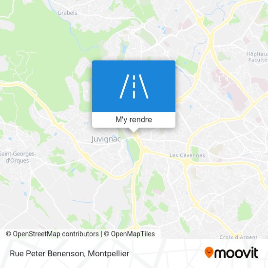 Rue Peter Benenson plan