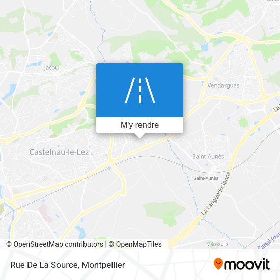 Rue De La Source plan