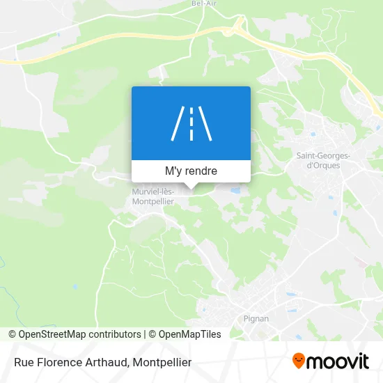 Rue Florence Arthaud plan