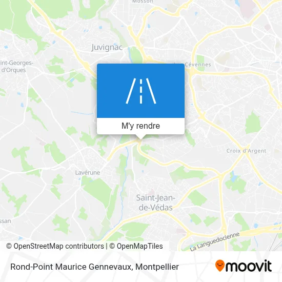 Rond-Point Maurice Gennevaux plan