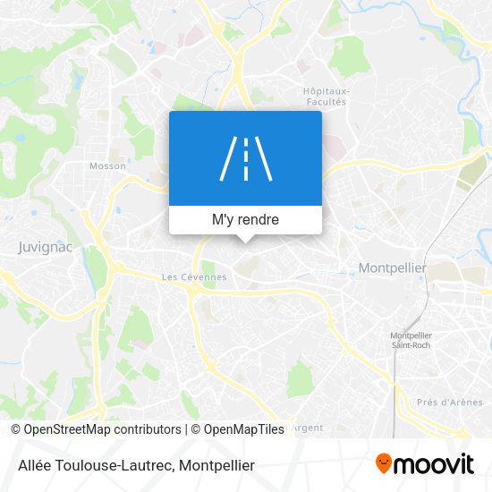 Allée Toulouse-Lautrec plan