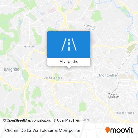 Chemin De La Via Tolosana plan