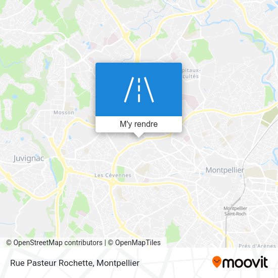 Rue Pasteur Rochette plan