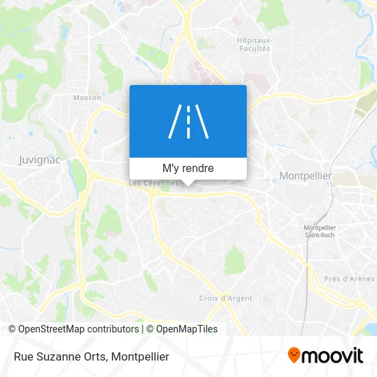 Rue Suzanne Orts plan