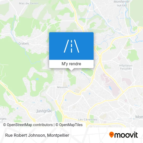 Rue Robert Johnson plan