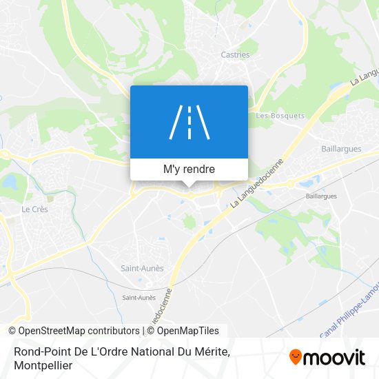 Rond-Point De L'Ordre National Du Mérite plan