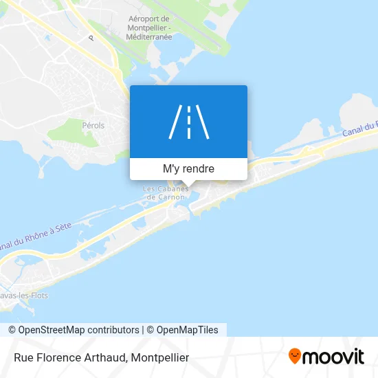 Rue Florence Arthaud plan