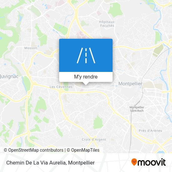 Chemin De La Via Aurelia plan
