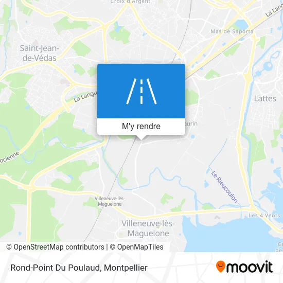 Rond-Point Du Poulaud plan