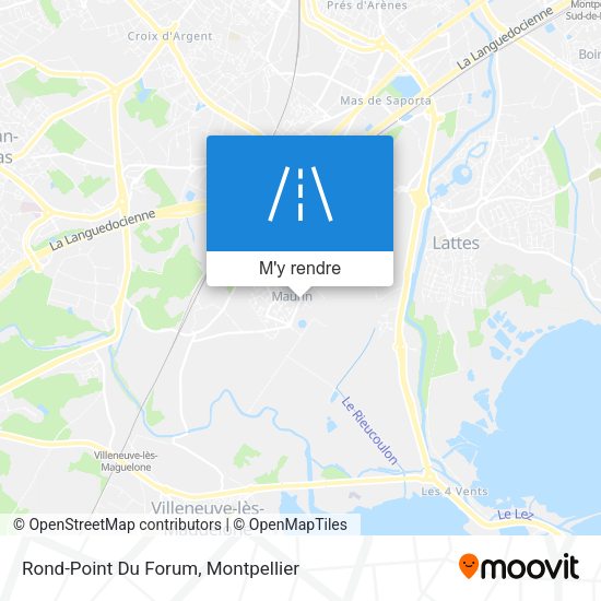 Rond-Point Du Forum plan