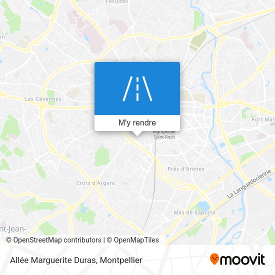 Allée Marguerite Duras plan